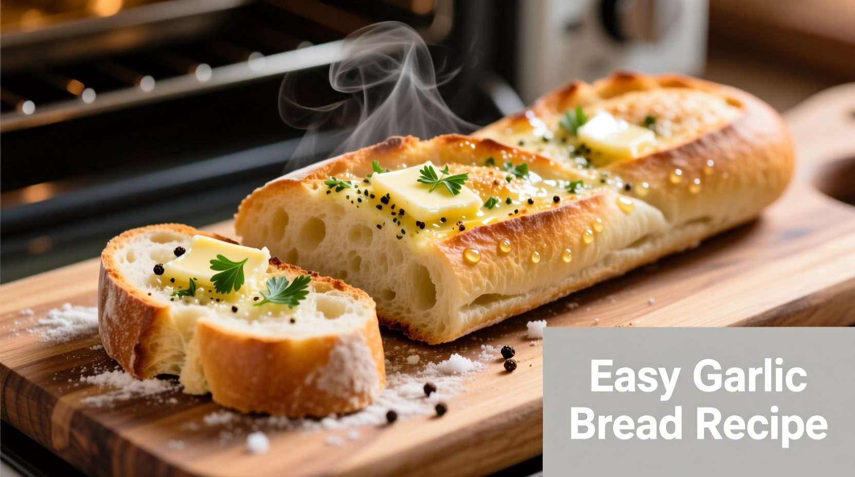 Perfect Easy Garlic Bread Recipe in 20 Minutes