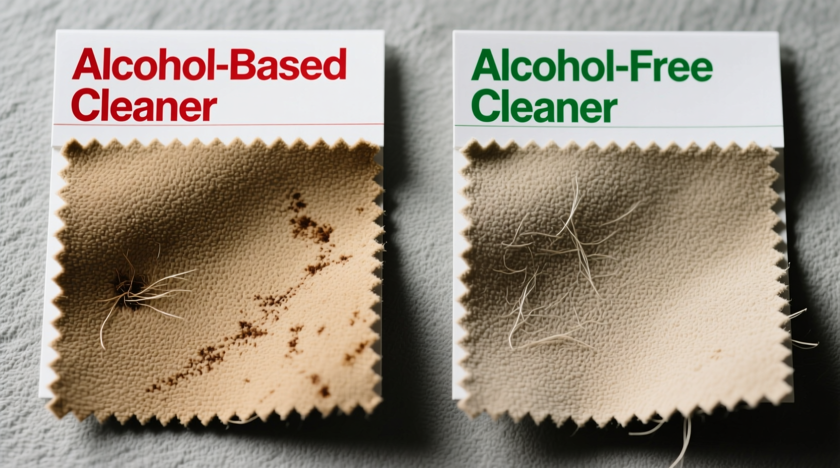 suede cleaner alcohol risk