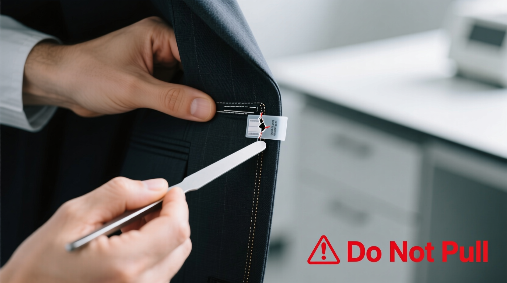 how to safely and effectively remove security seals from clothing without damage