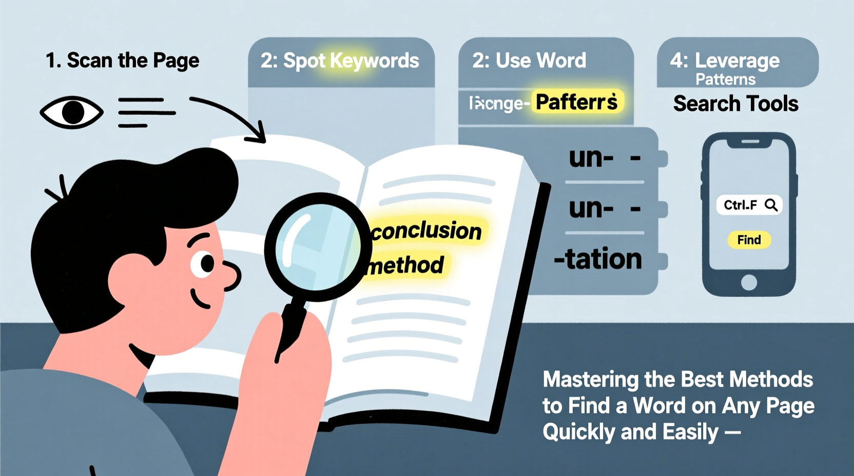 mastering the best methods to find a word on any page quickly and easily