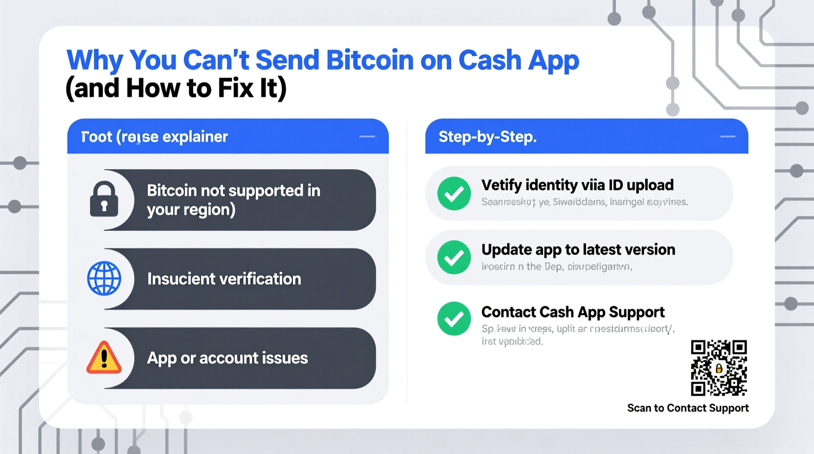 cant send bitcoin on cash app heres why how to fix it