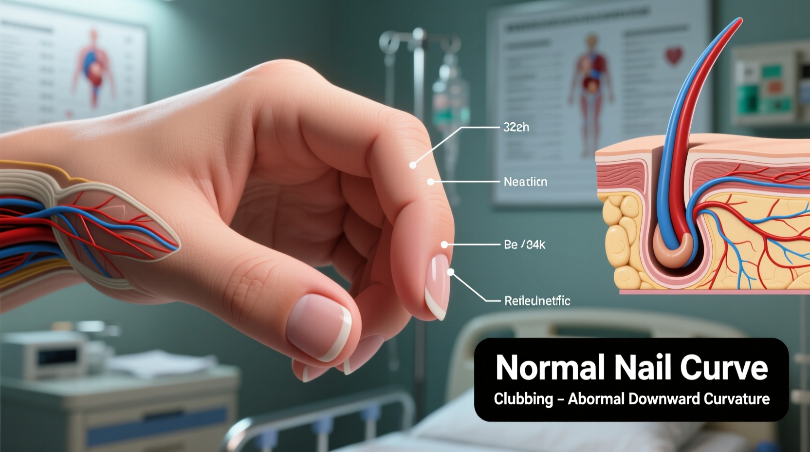why do fingernails curve down causes and what to do
