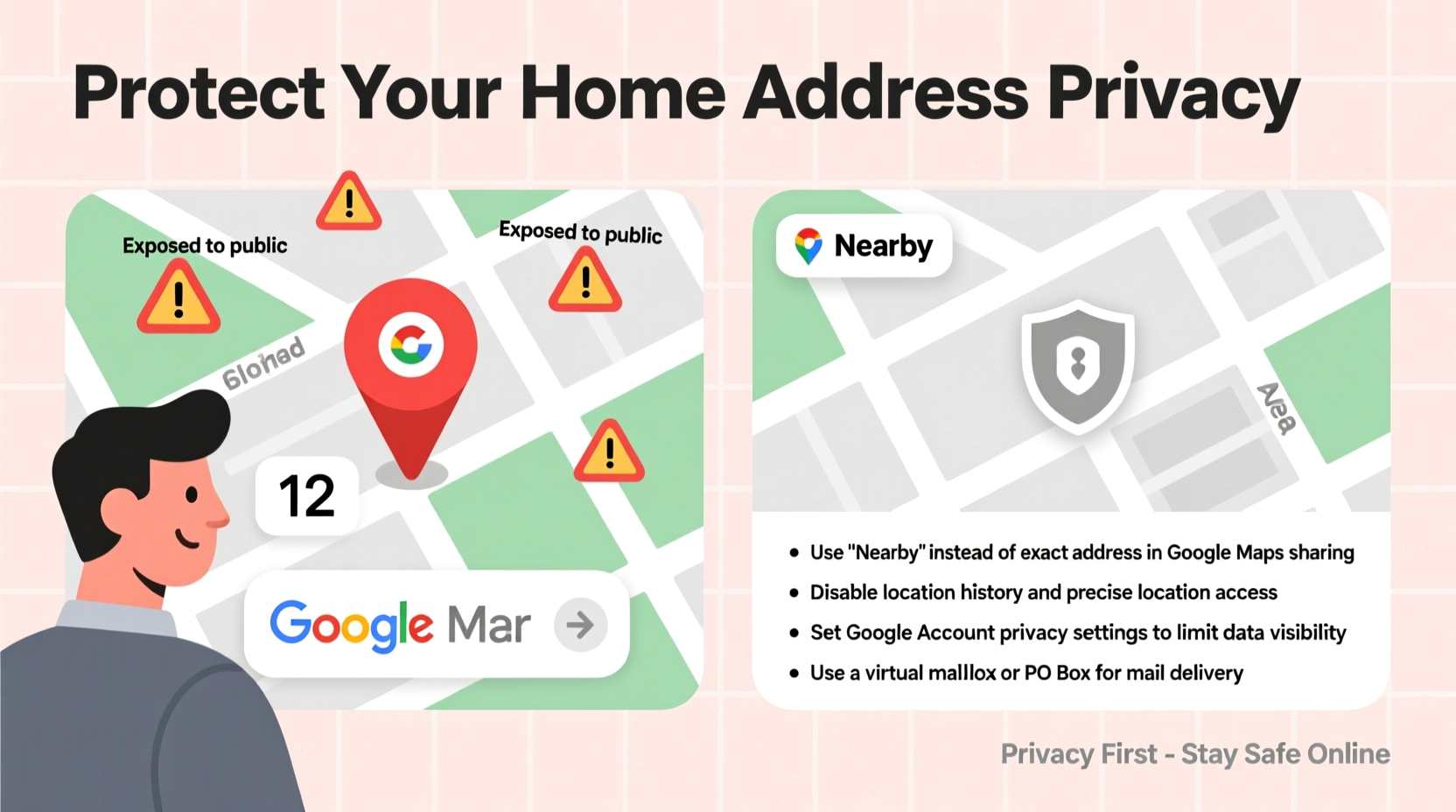 effective ways to protect your home address privacy on google and maps