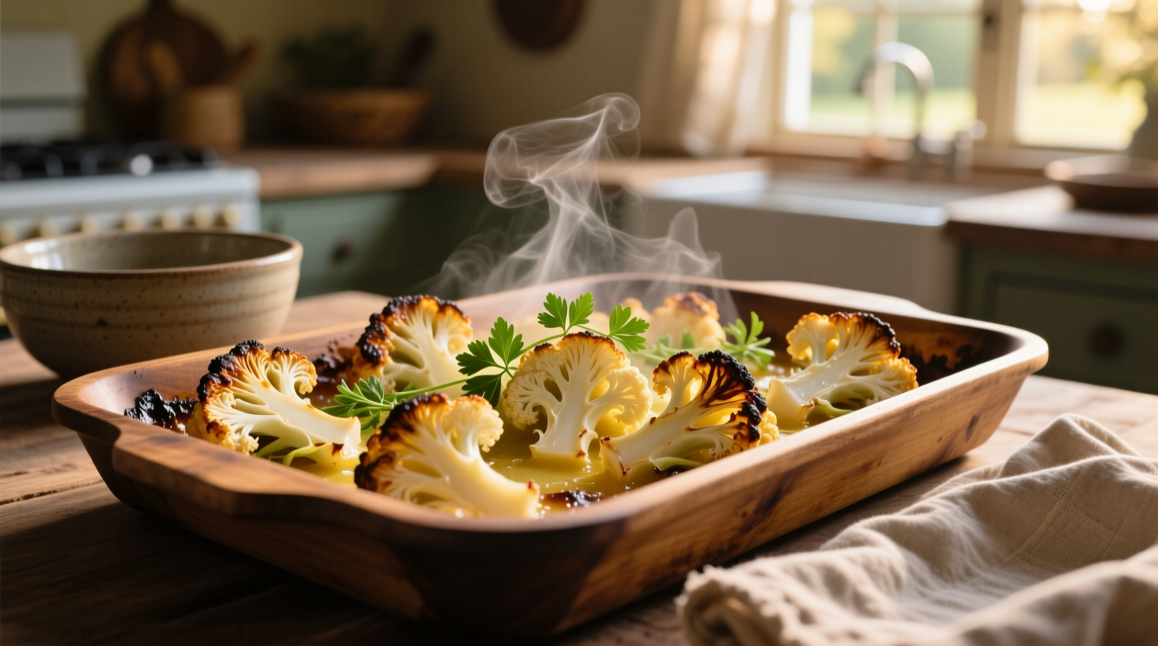 Perfect Oven-Roasted Cauliflower: Crispy Edges, Tender Center