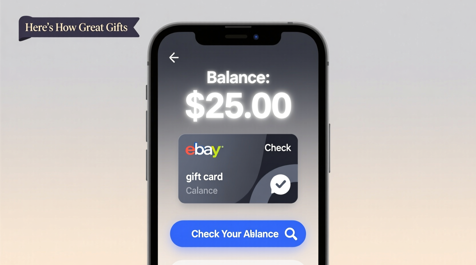 Check Ebay Gift Card Balance Heres How Great Gifts