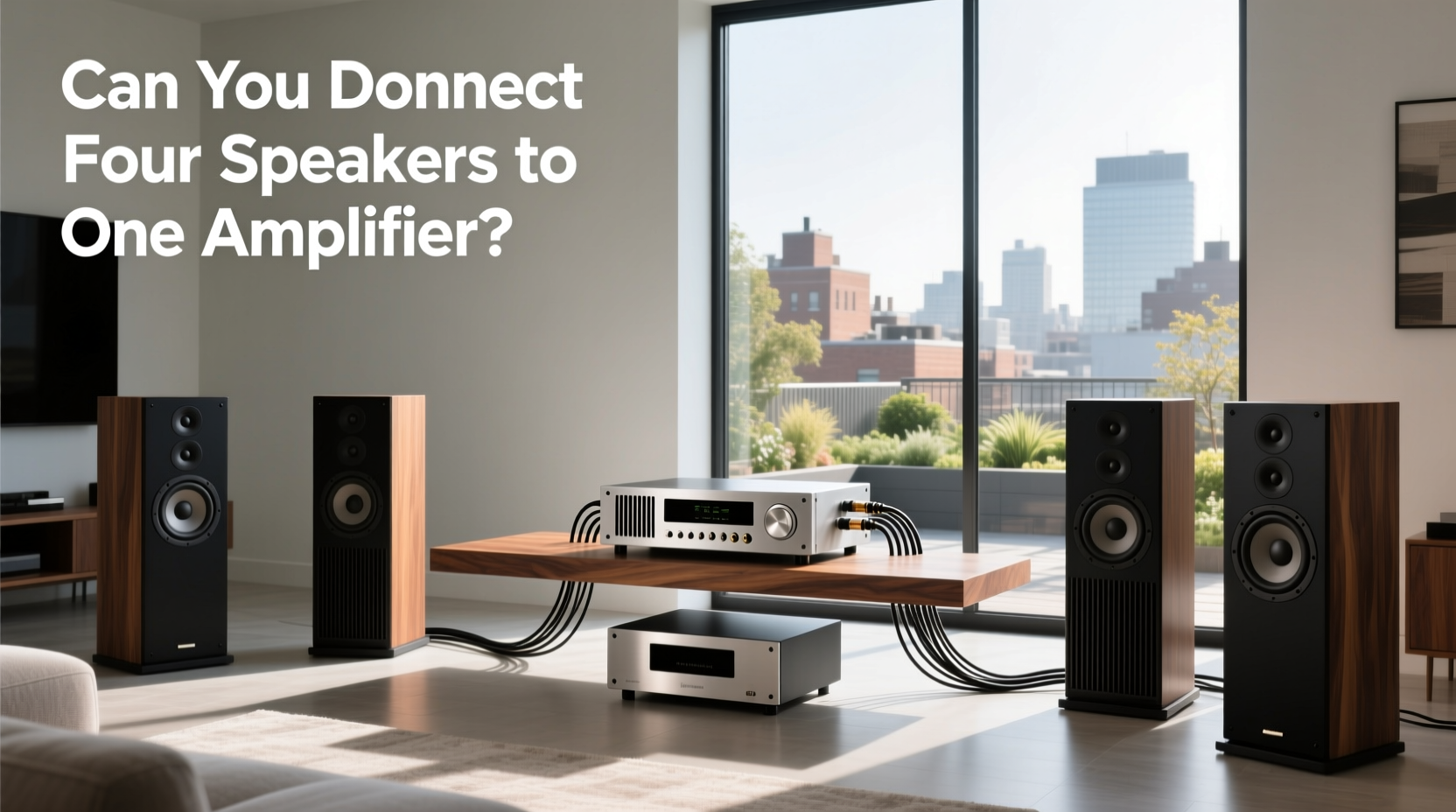 Amplifier for 4 Speakers and Subwoofer: Setup Guide