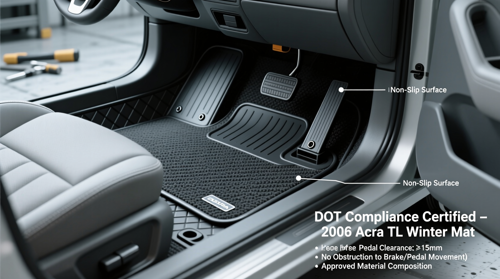 2006 acura tl winter mat legal compliance