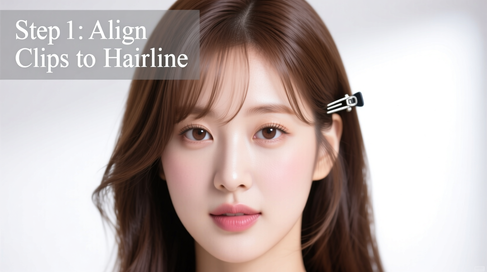 mastering korean clip in side bangs step by step styling tips for a chic look