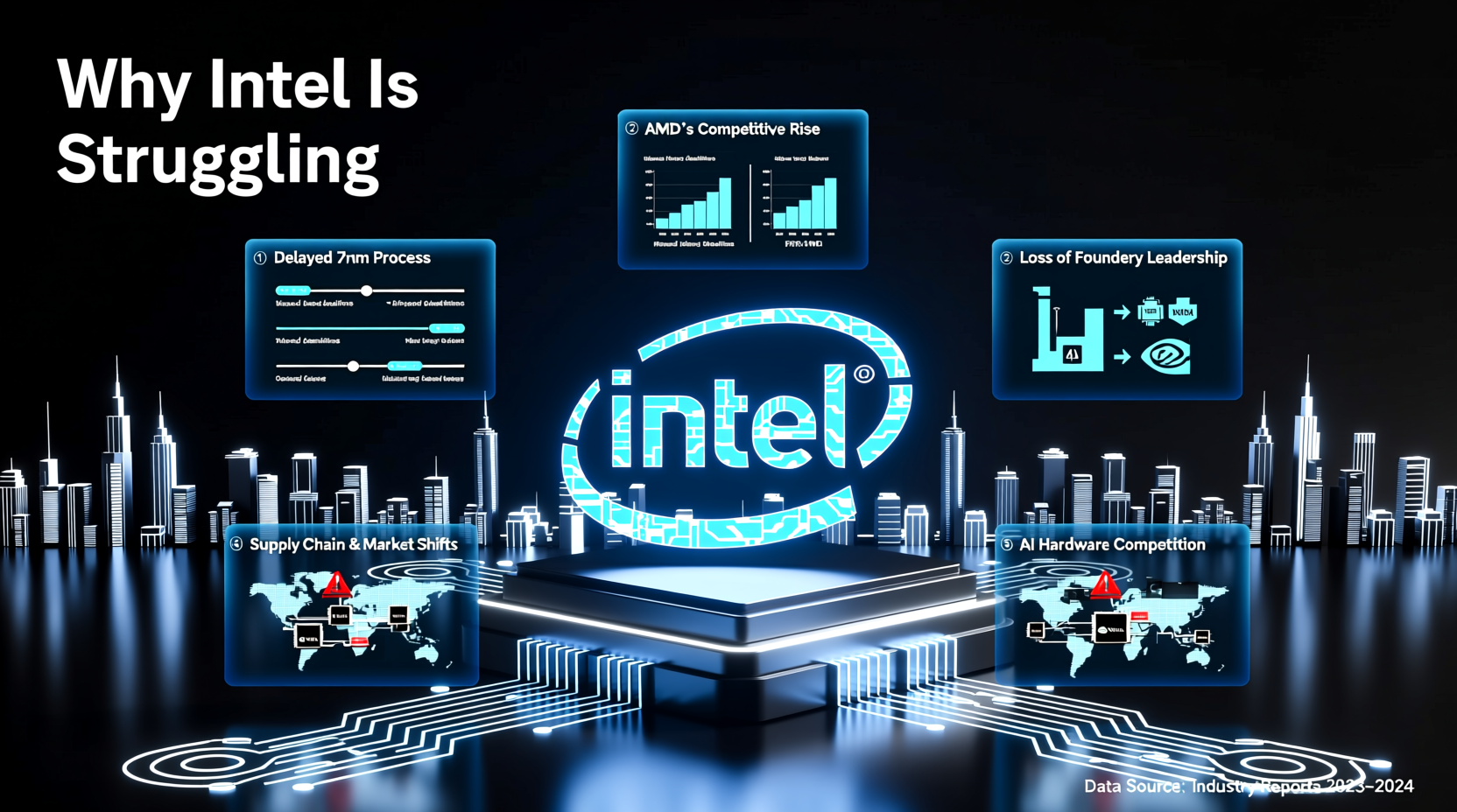 why is intel struggling key reasons for their decline