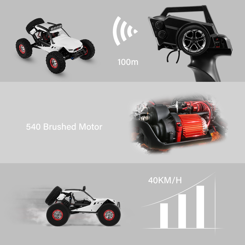 Wltoys 12429 RC Car - High Speed 2.4ghz Remote Control Buggy