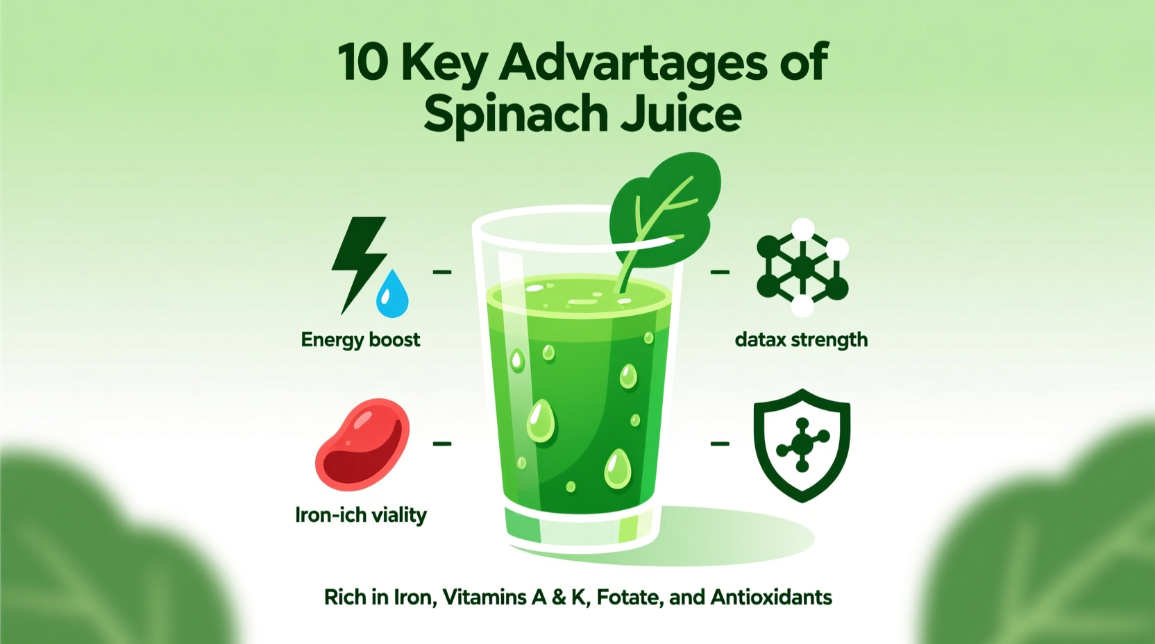 Spinach Juice Benefits: Science-Backed Health Advantages