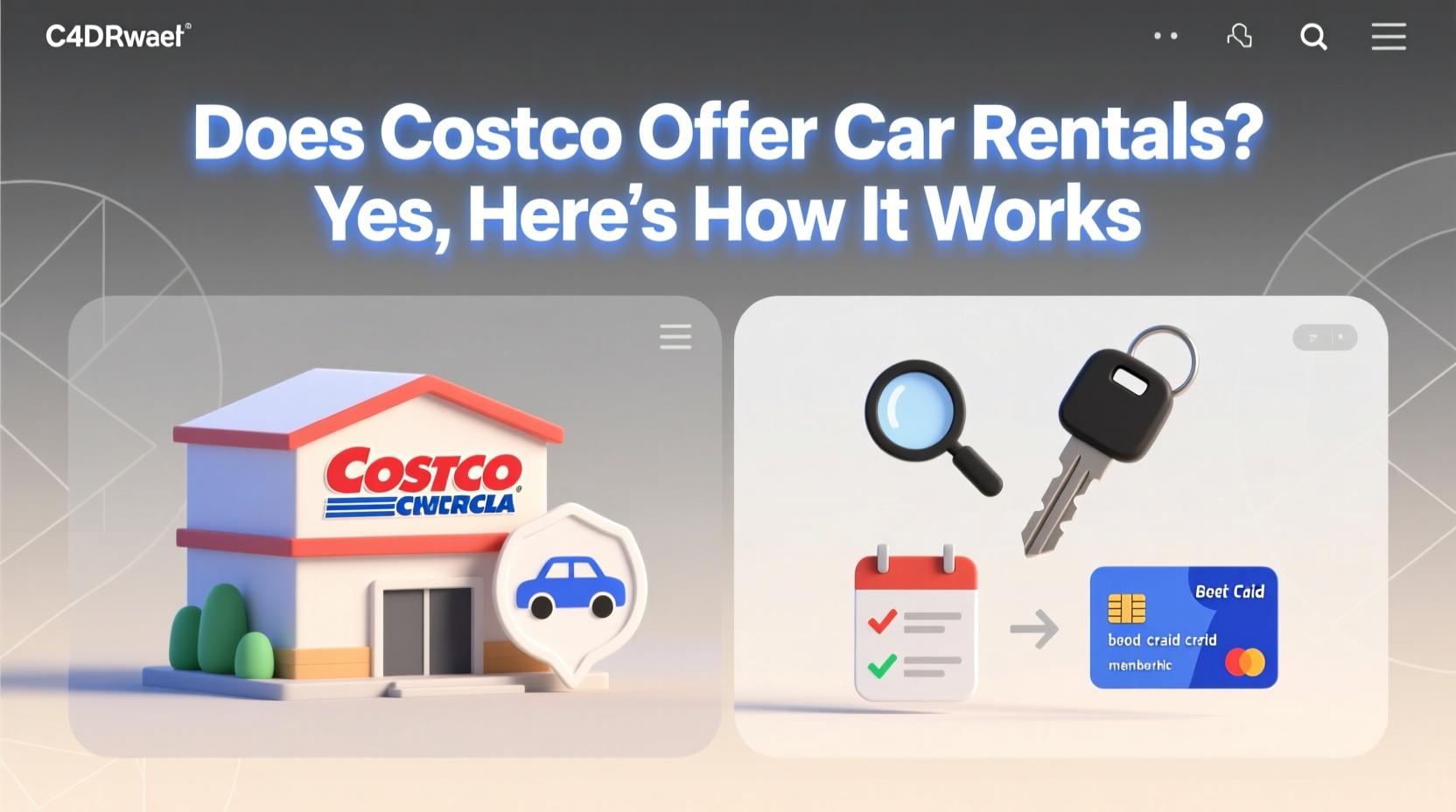 does costco do car rentals