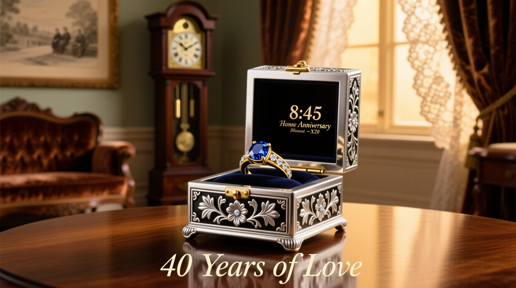what is the present for 40th wedding anniversary