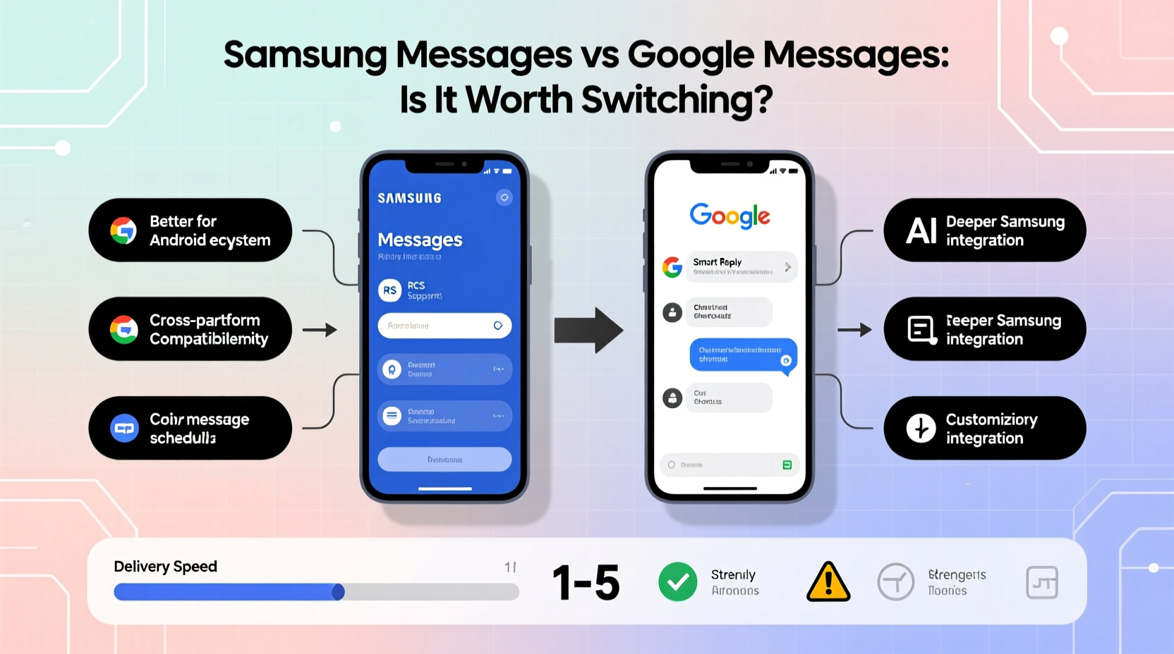 samsung messages vs google messages is it even worth switching