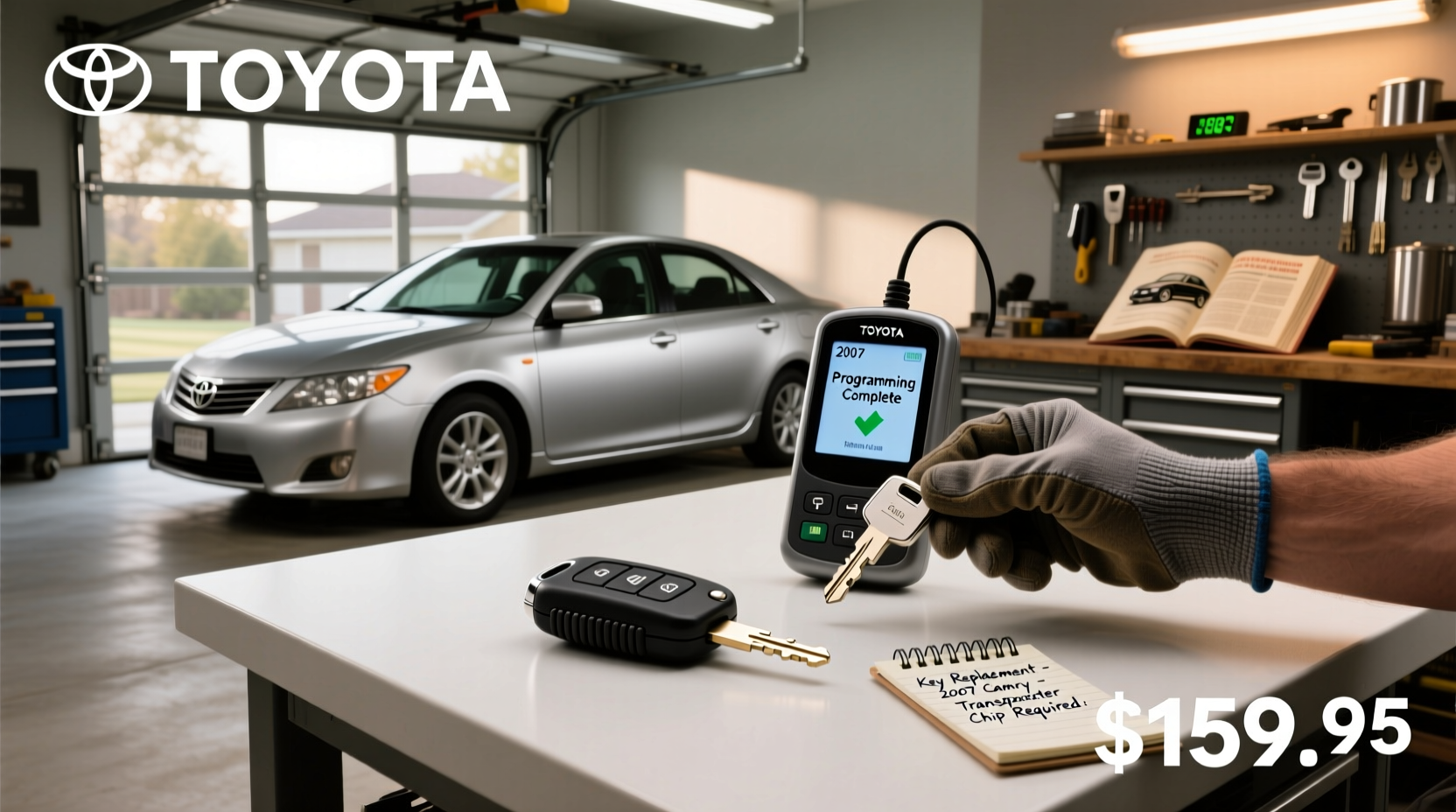 2007 toyota camry key replacement guide
