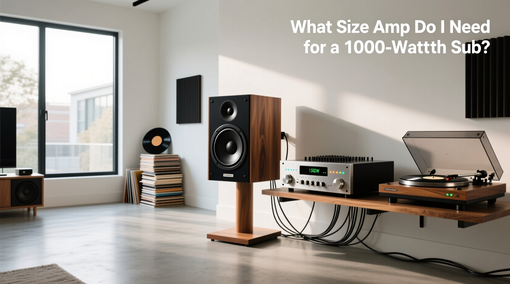 How to Choose the Right Amp for a 1000 Watt Subwoofer