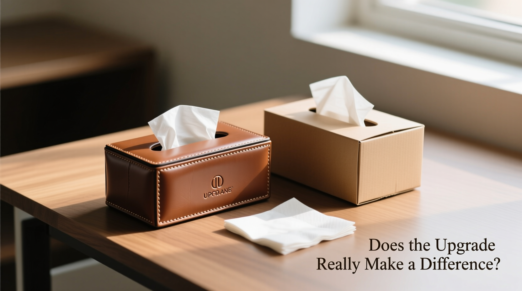 leather tissue box holder vs regular tissue box does the upgrade really make a difference