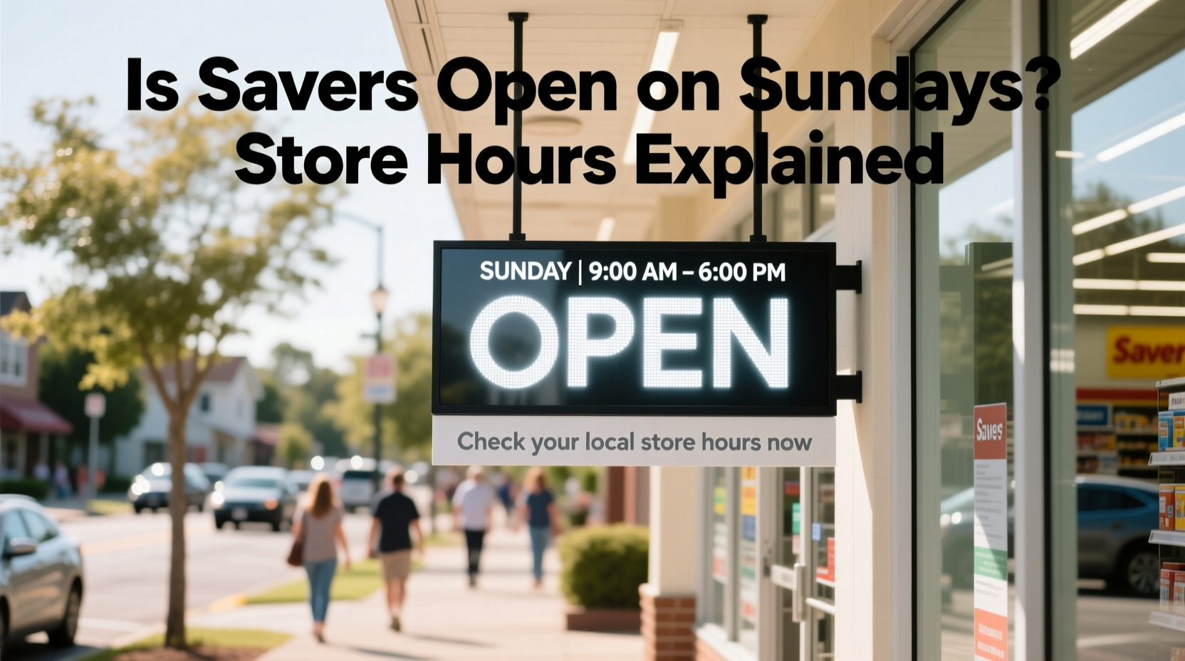 Is Savers Open on Sundays? Store Hours Explained
