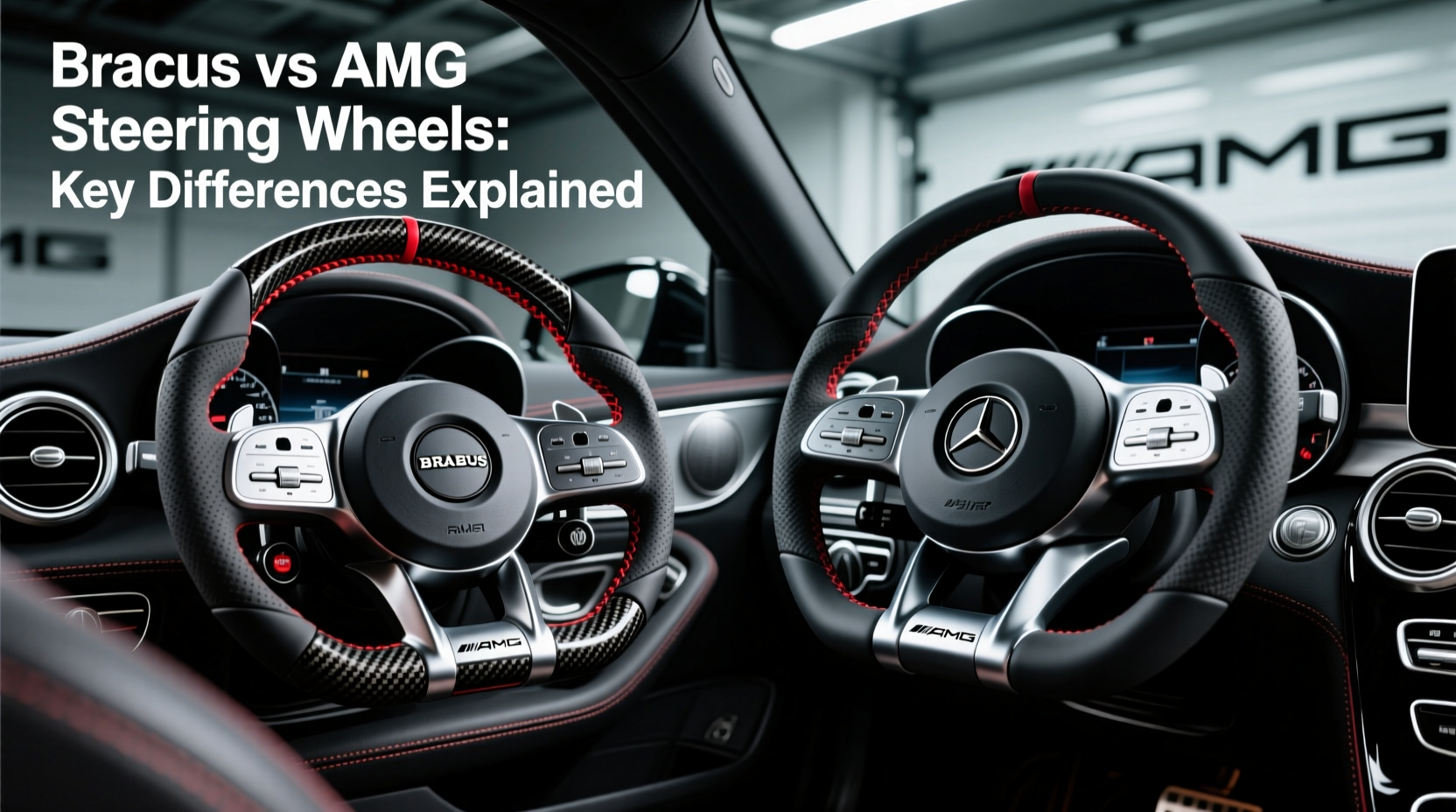 brabus vs amg steering wheel