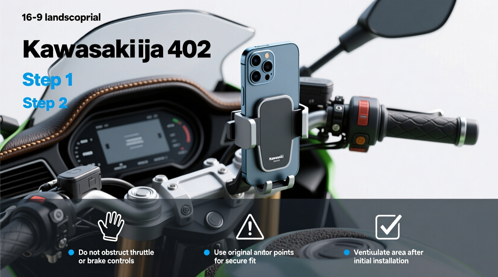 How to Choose Kawasaki Ninja 400 Phone Mount Site www.ninja400riders.com