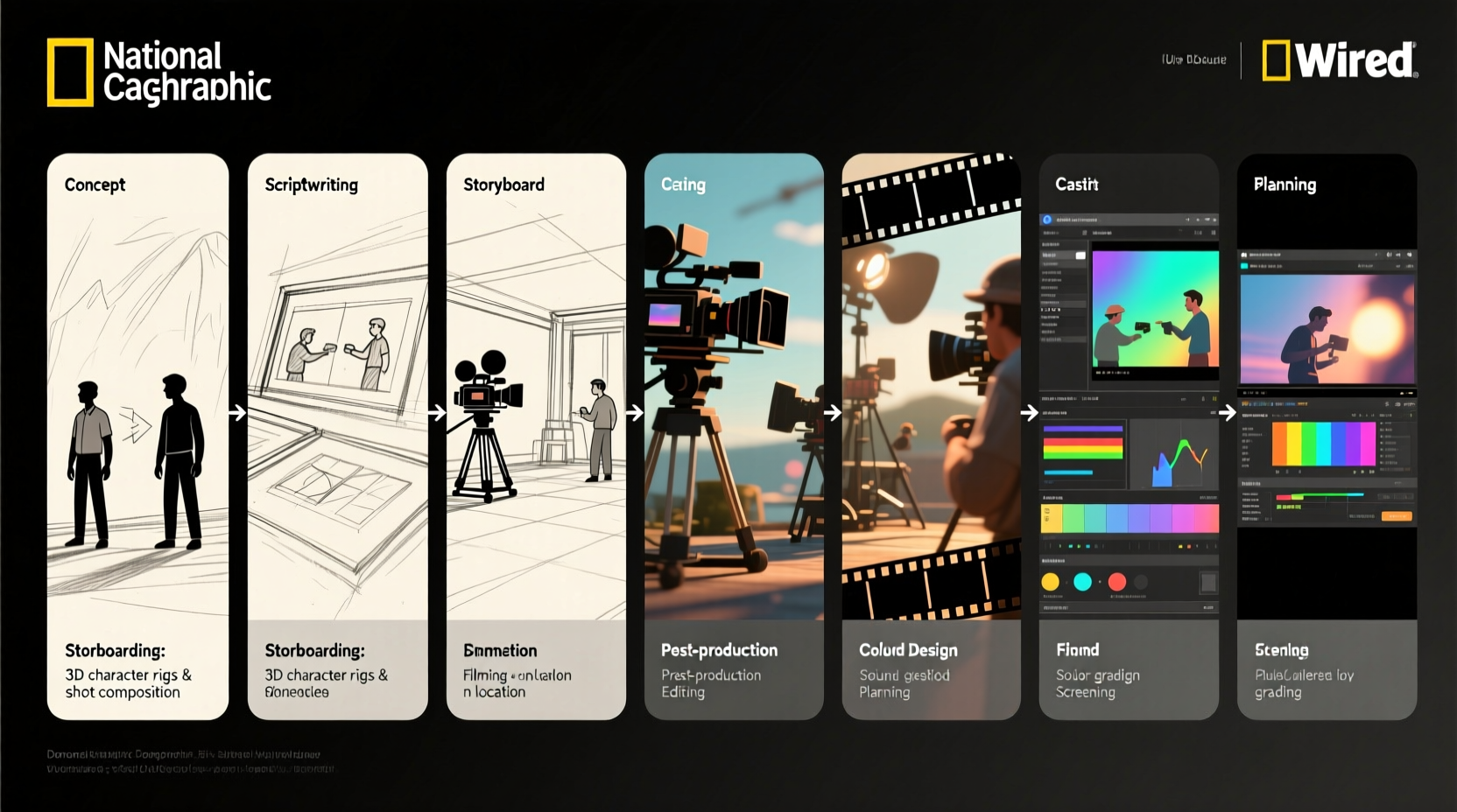 step by step guide how to create a movie from concept to screen