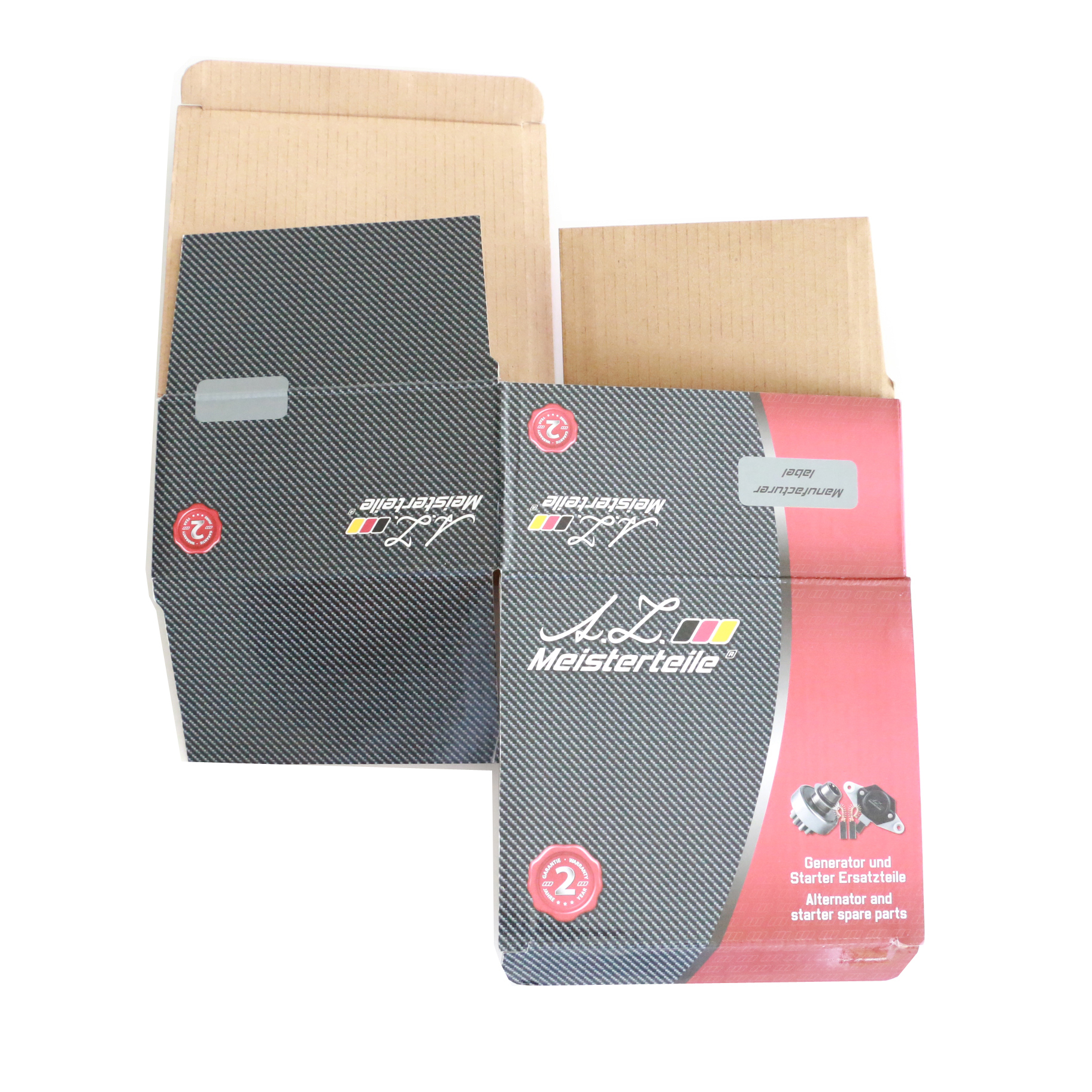 Factory direct sales custom snap lock bottom corrugated paper box