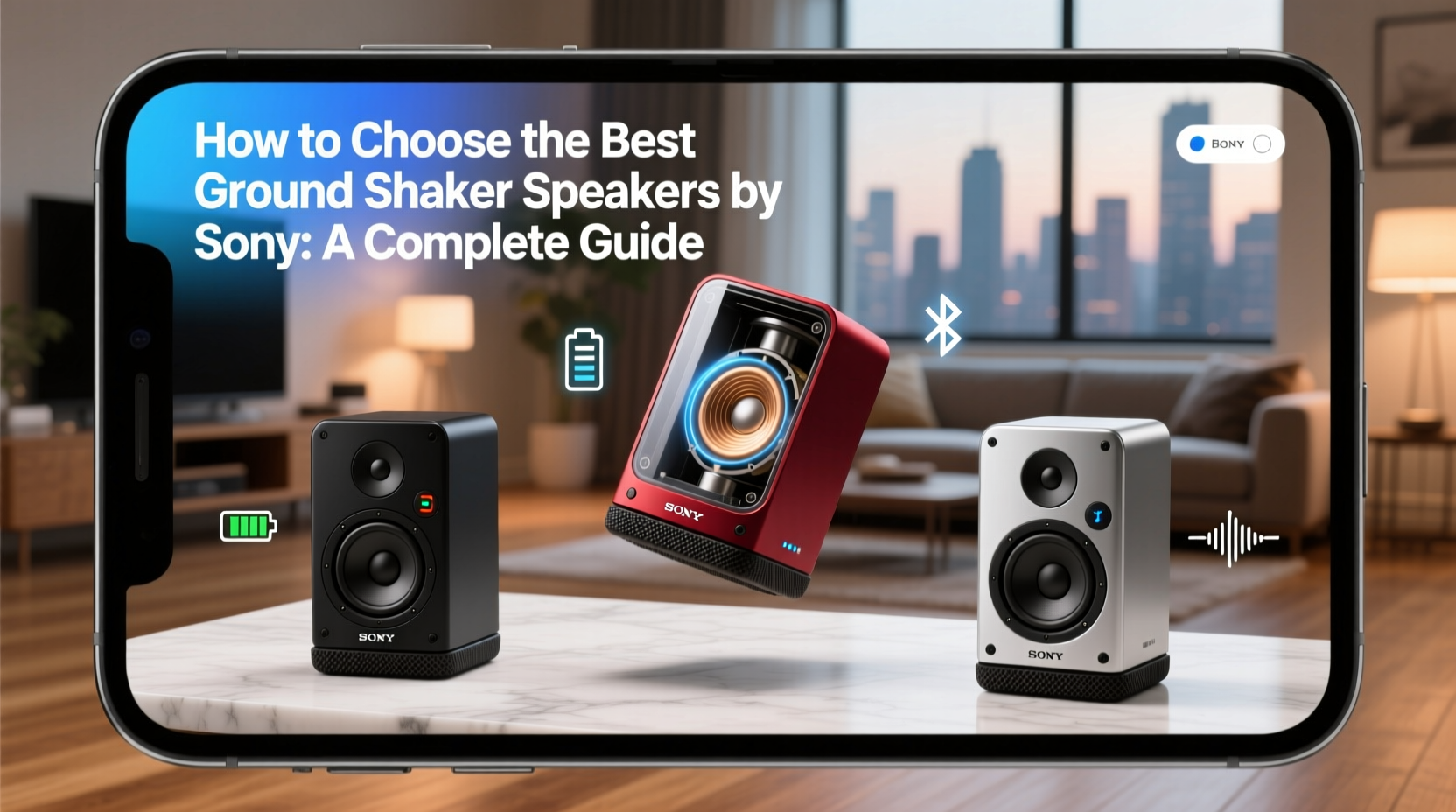 ground shaker speakers sony