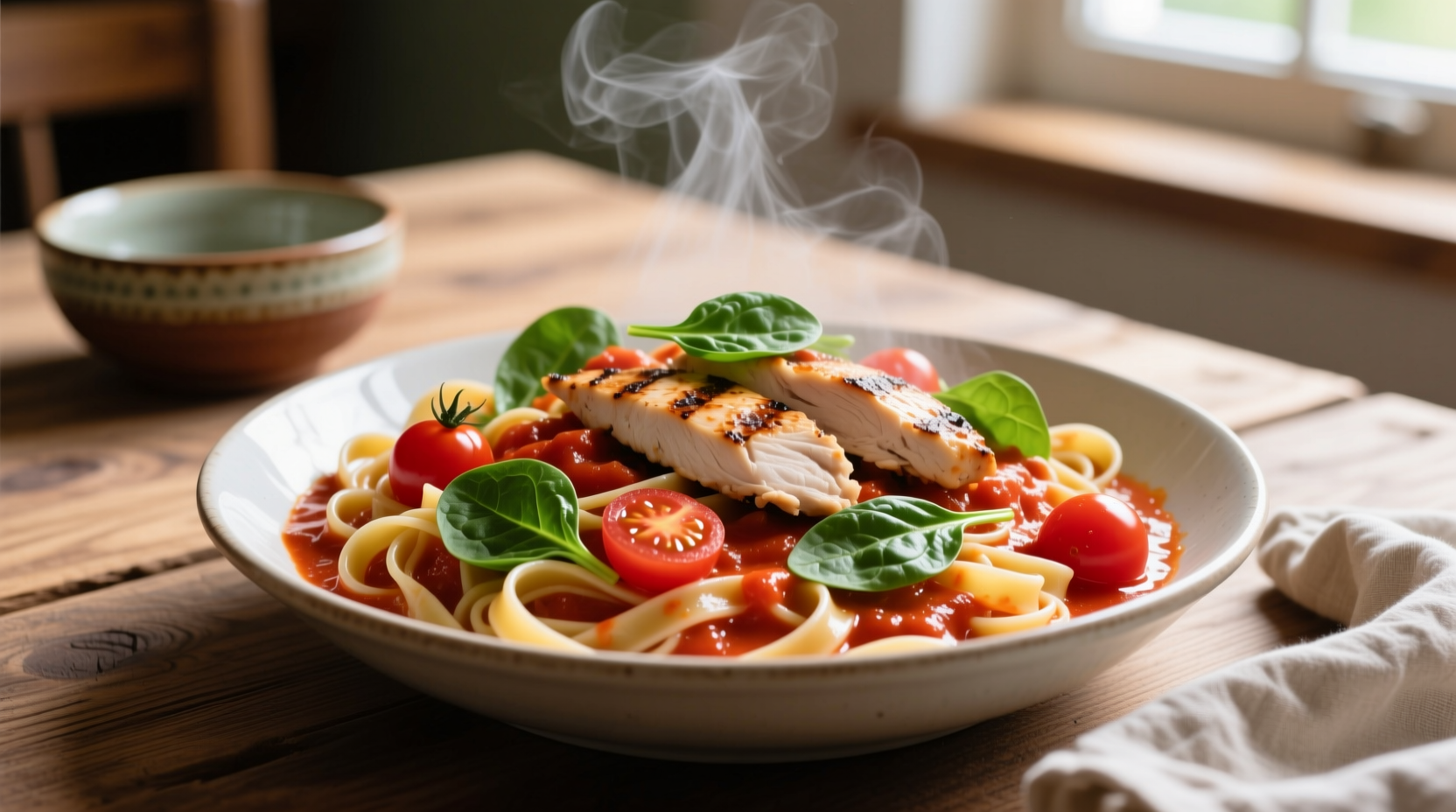 Creamy Chicken Spinach Tomato Pasta: 30-Minute Recipe