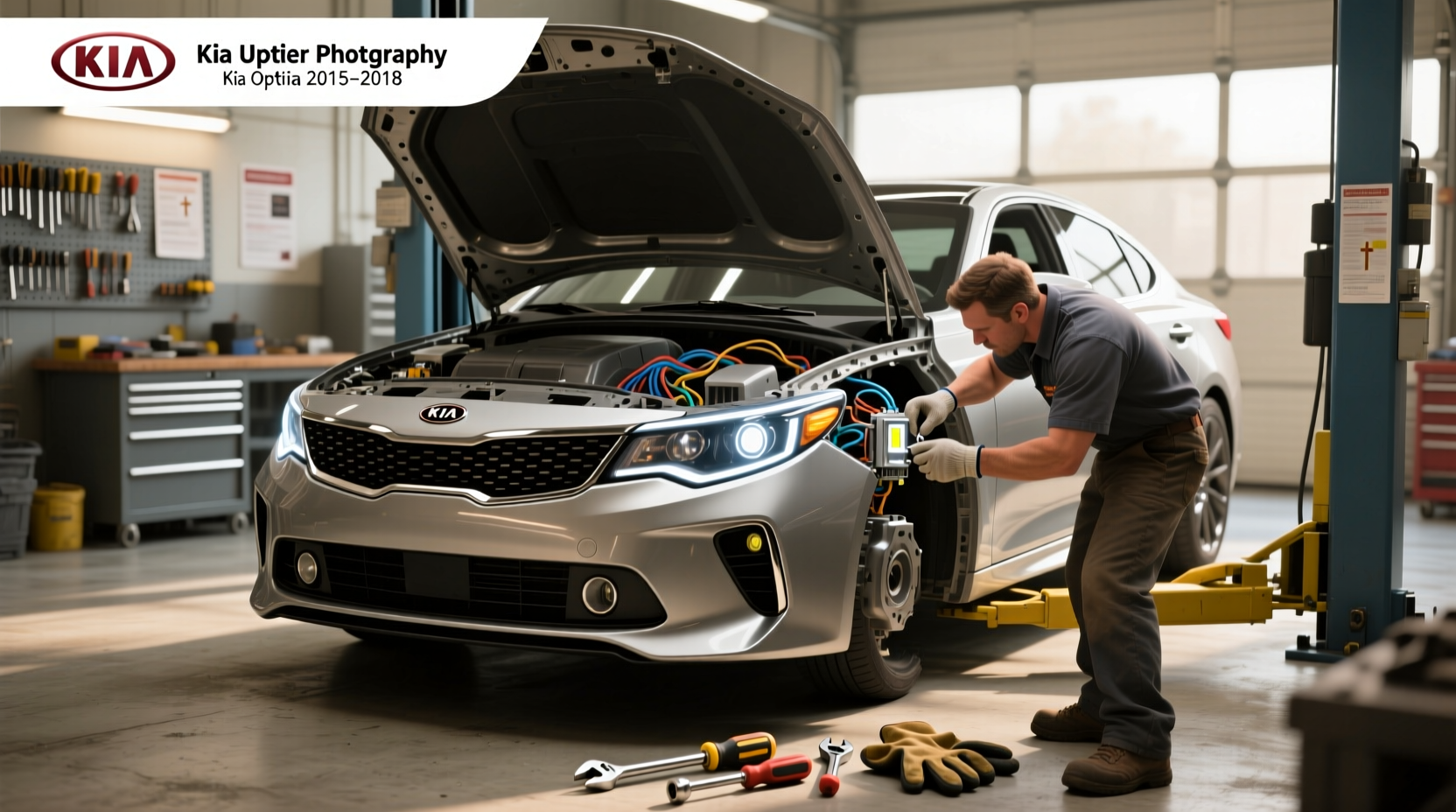 How to Replace Kia Optima Headlight: Bulb & Assembly DIY Steps