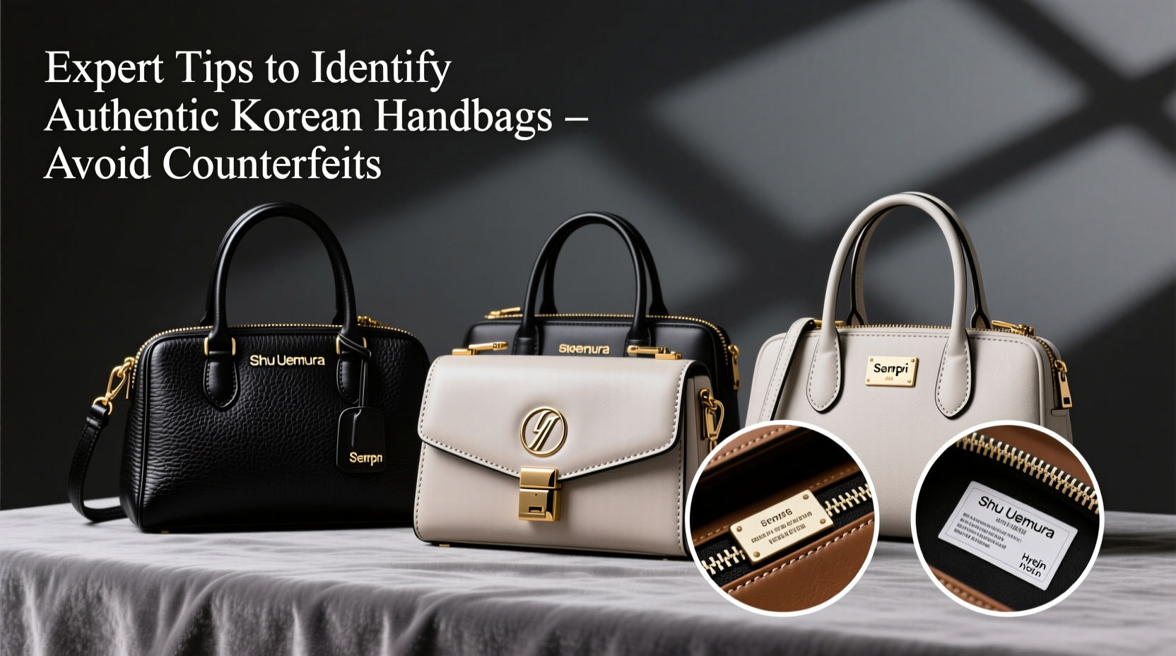 expert tips to identify a high quality korean handbag and avoid counterfeits