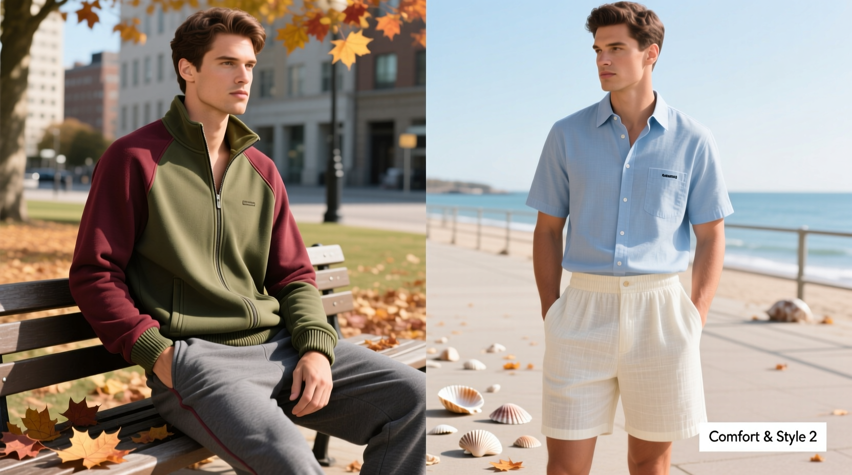 autumn tracksuit set vs summer shorts set which one should i actually buy for comfort and style 2