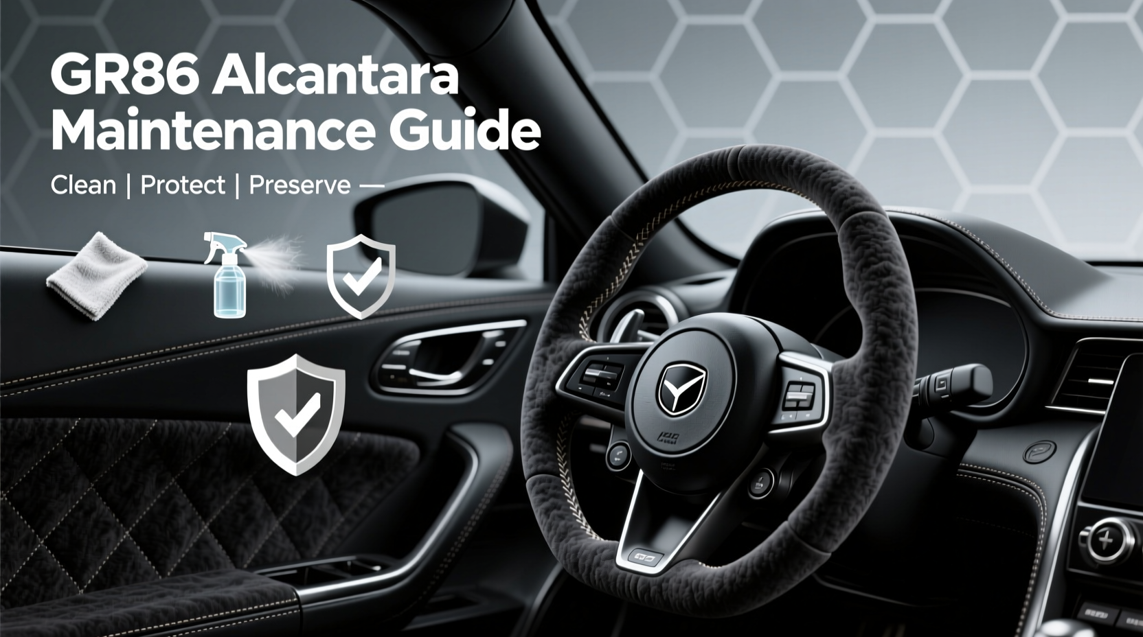 GR86 Alcantara Maintenance Guide: Clean, Protect & Preserve