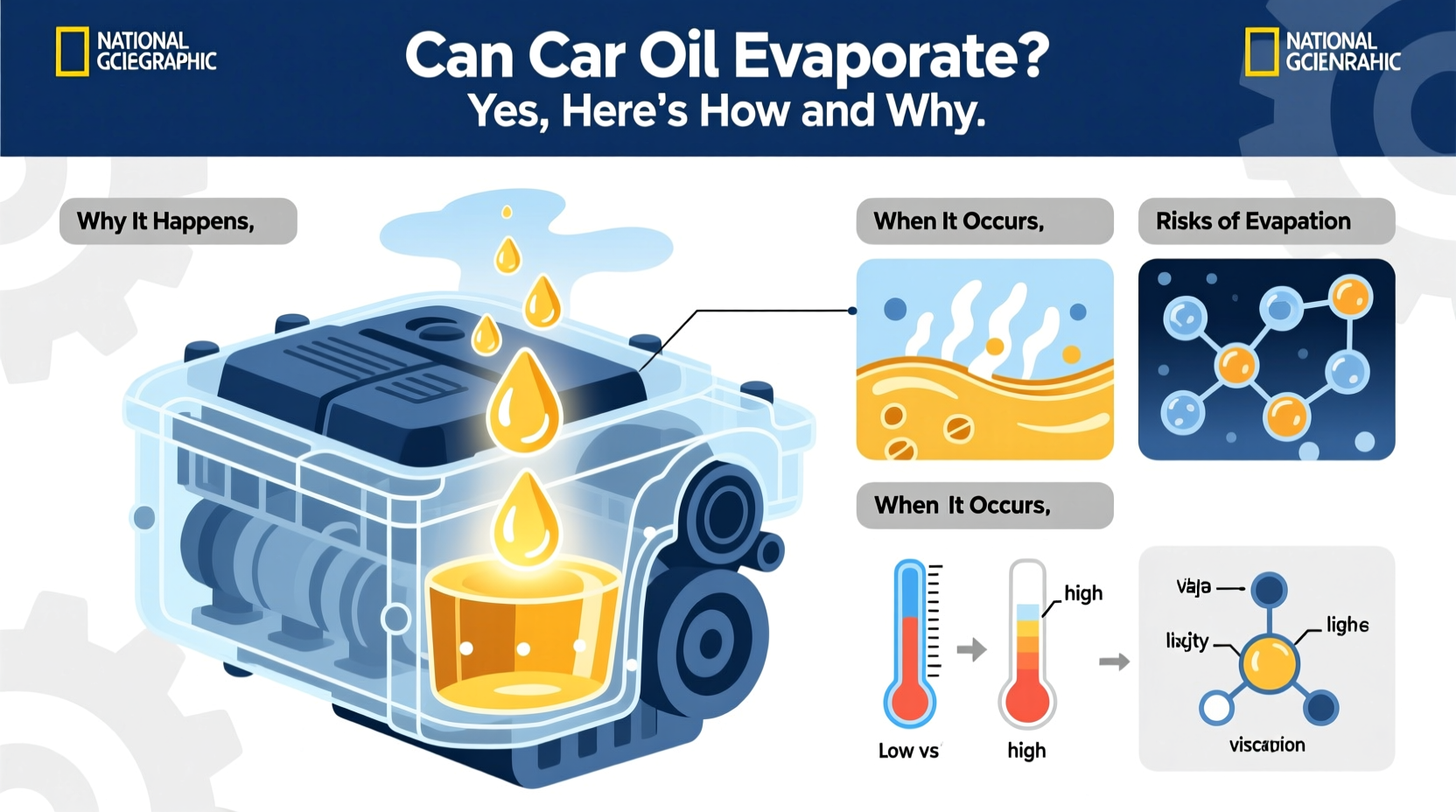 can car oil evaporate