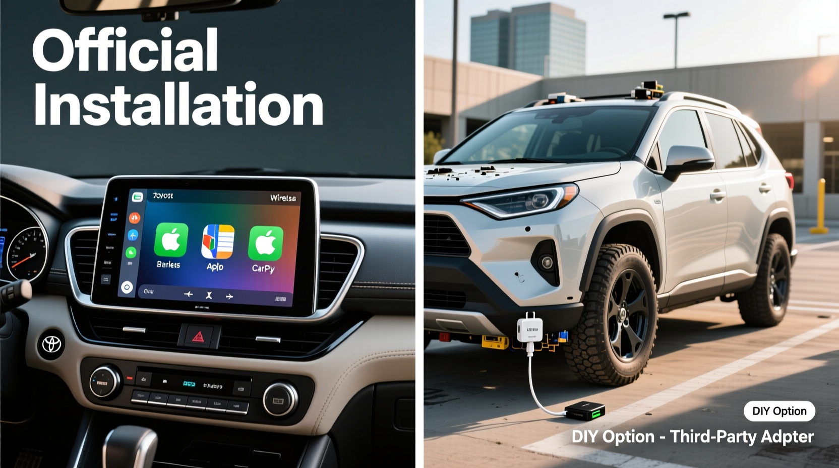 rav4 2025 wireless carplay install