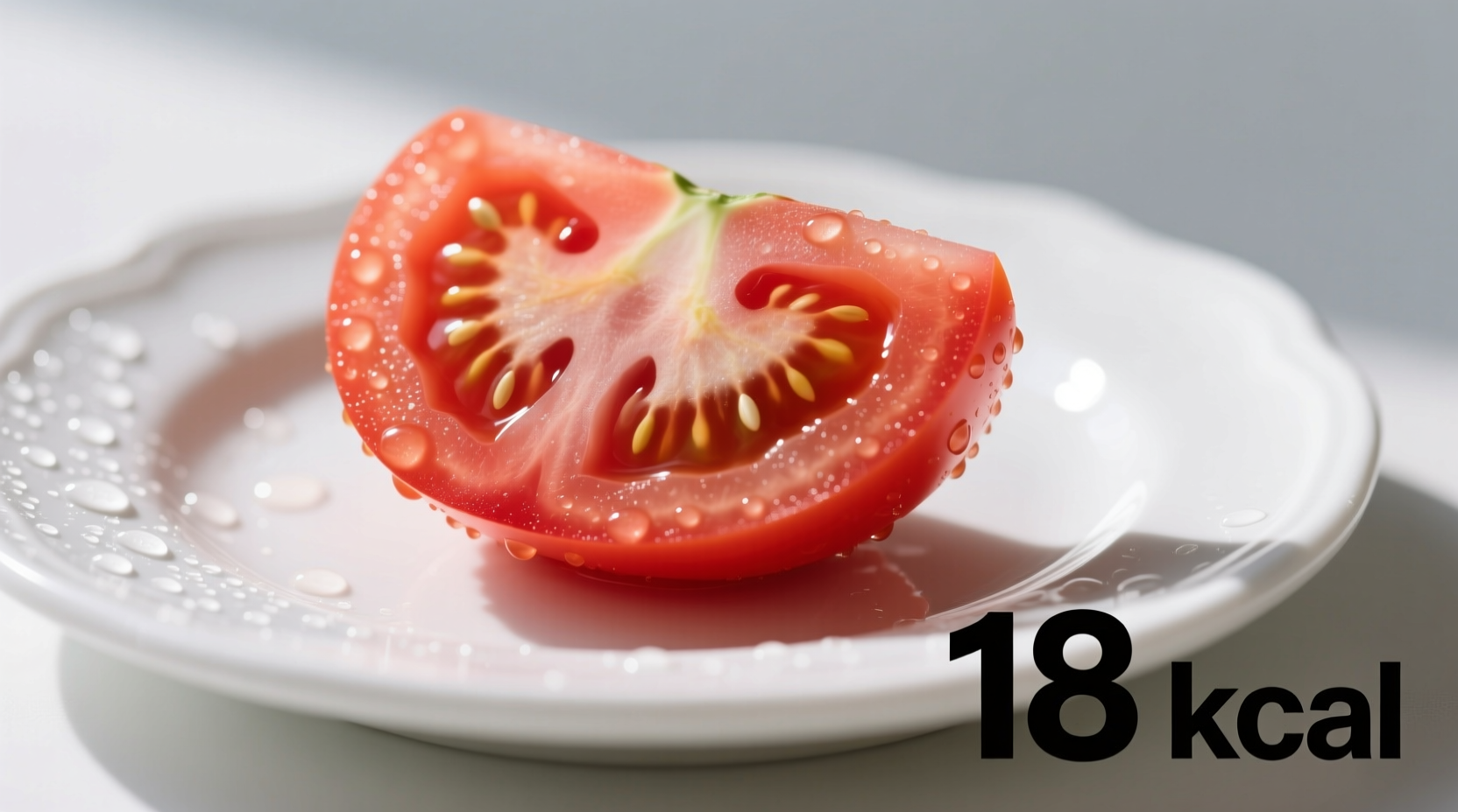 how many calories in a slice of tomato