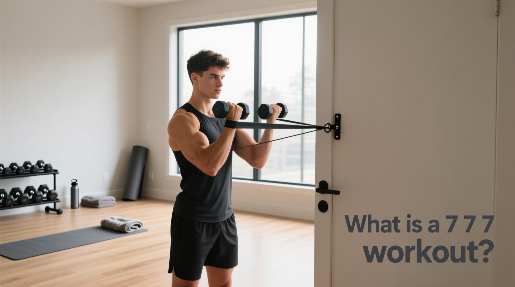 7 7 7 resistance band bicep workout guide