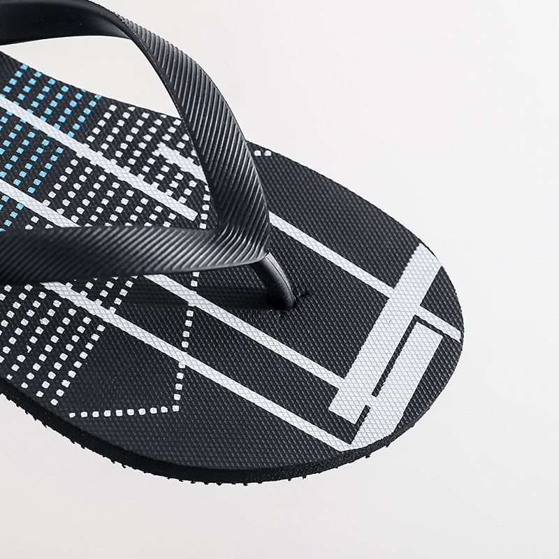 Custom Flip Flops for Men Outdoor Summer Beach Slippers Non-slip Flat Shoes 2020