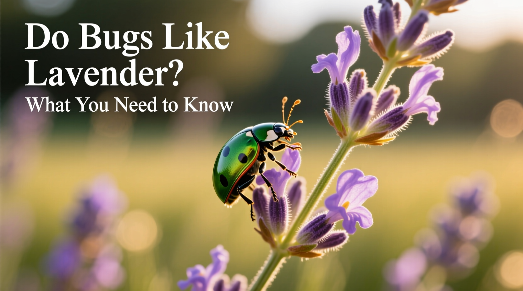 do bugs like lavender