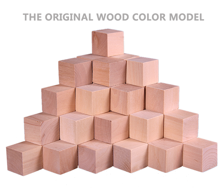 Hot Wholesale Custom Colorful Blocks  Developming Kids Imagination  Educational Toys Wooden Cube Building  Toys 2.5 cm