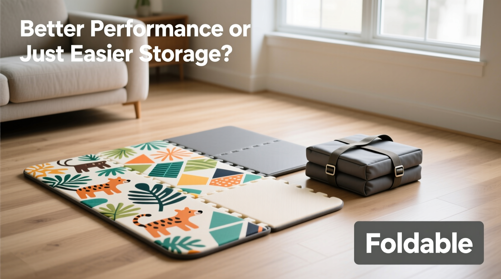 foldable play mats are they actually better or just easier to store