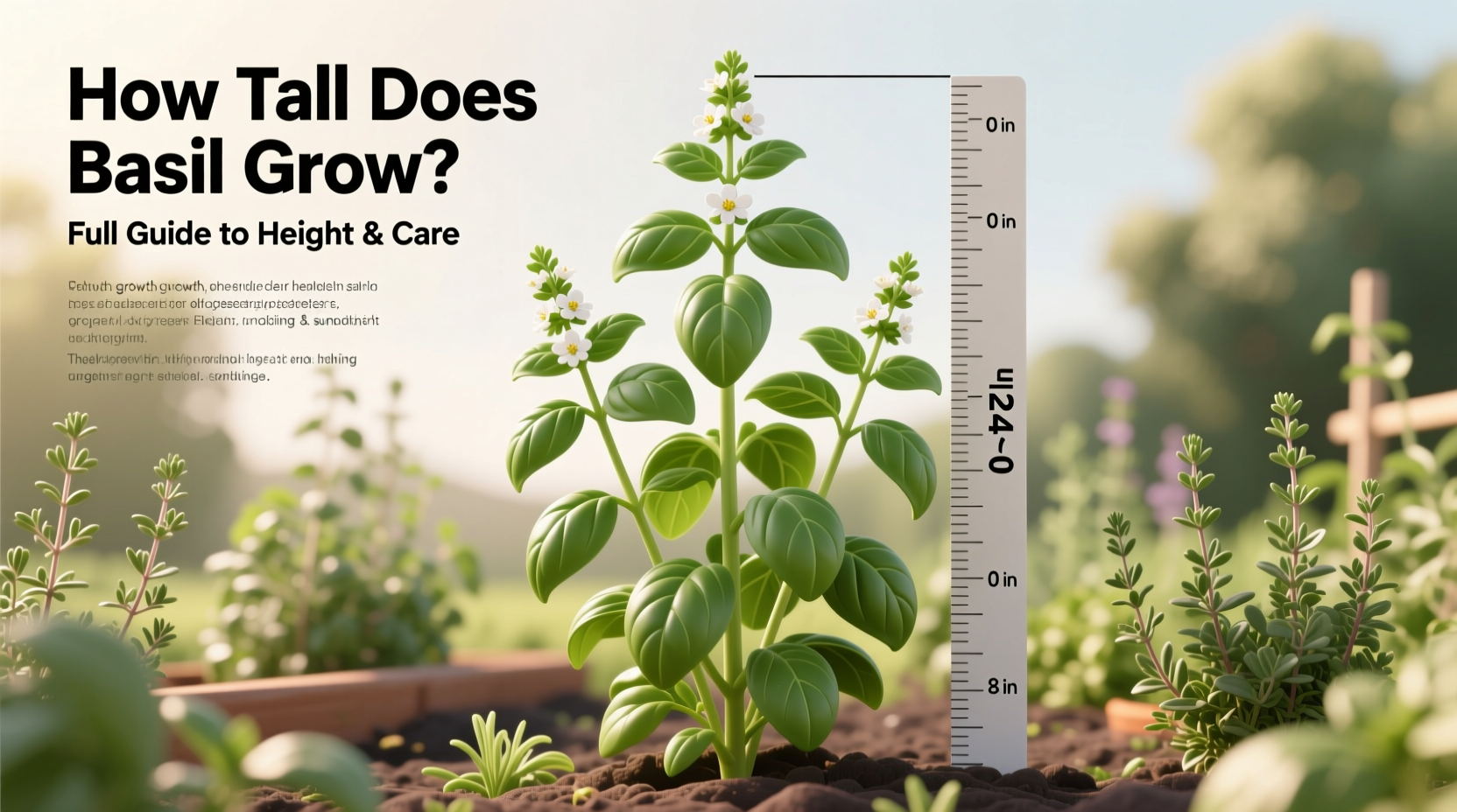 How Tall Does Basil Grow? Full Guide to Height & Care