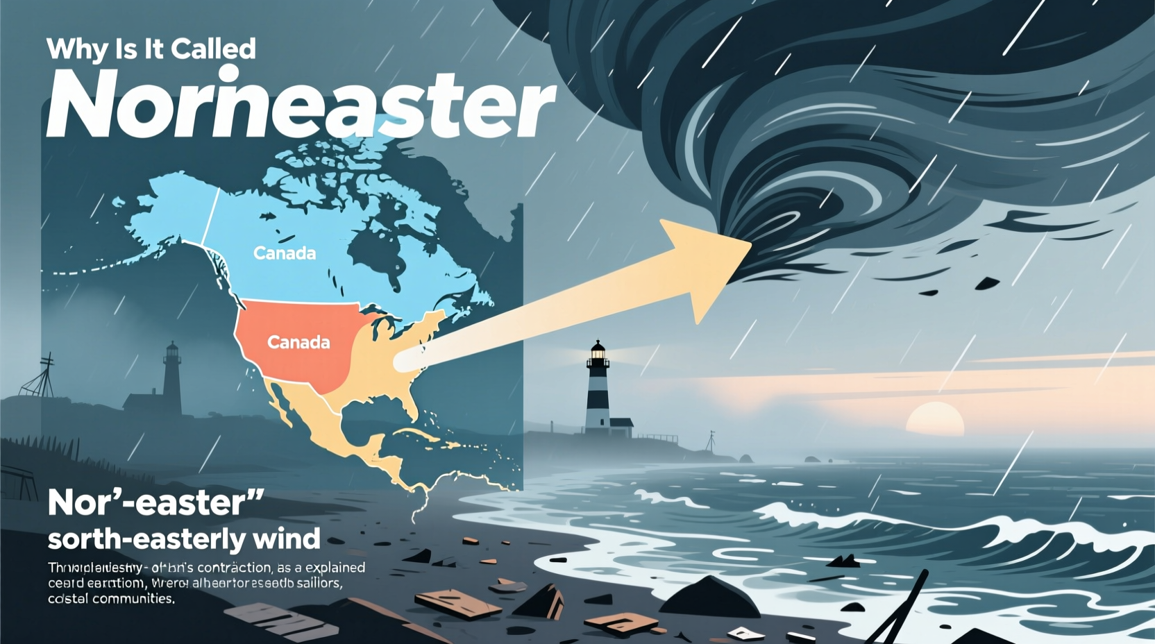 why is it called a nor easter