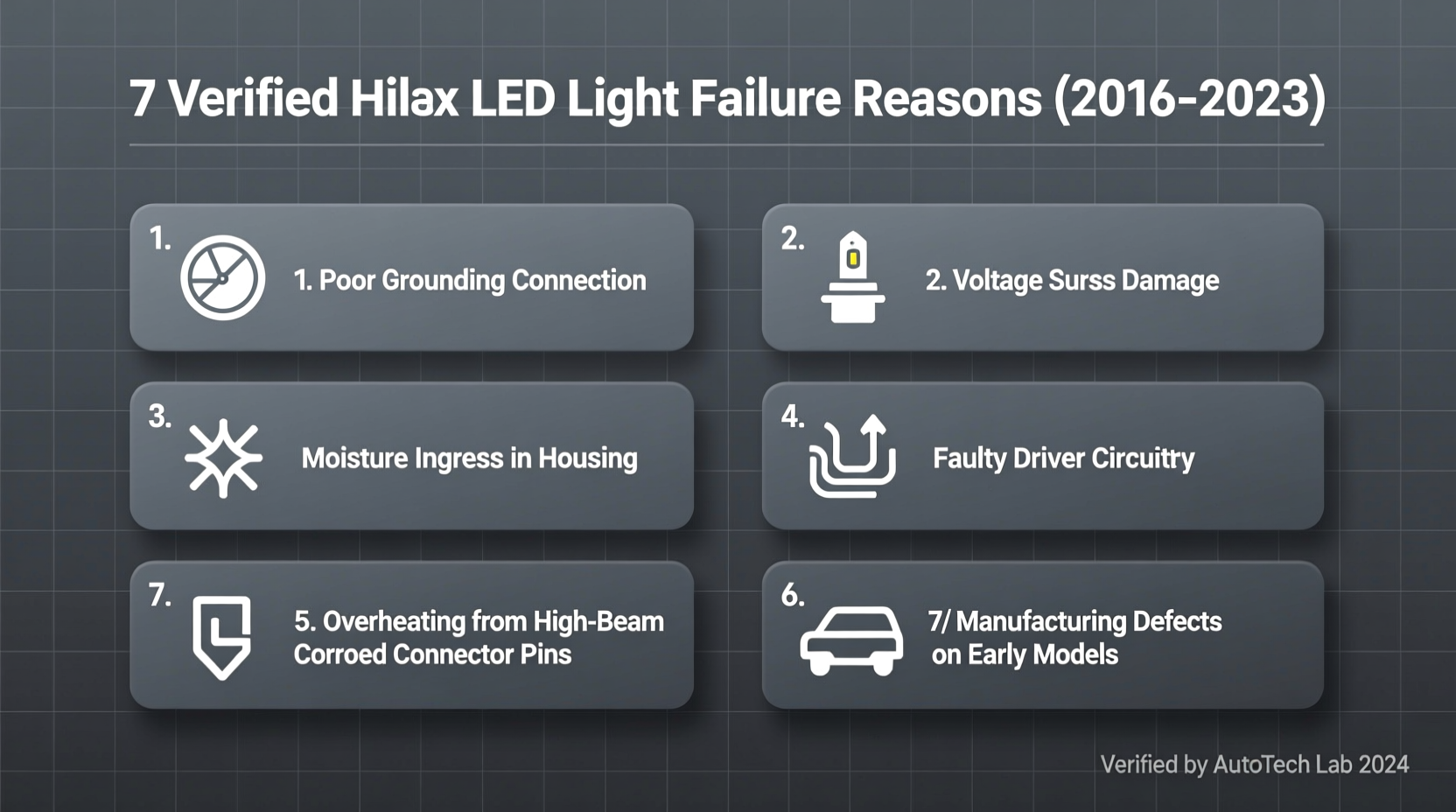 Led Failure 7 Verified Hilux LED Light Failure Reasons (2016–2023)