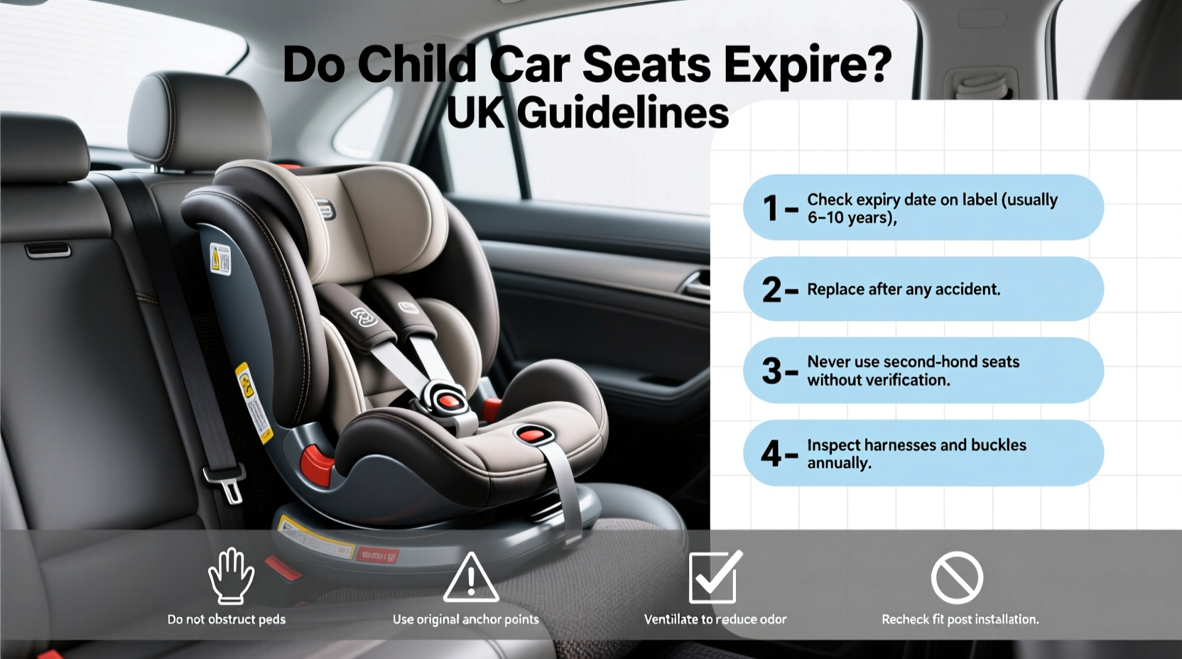 do child car seats expire uk