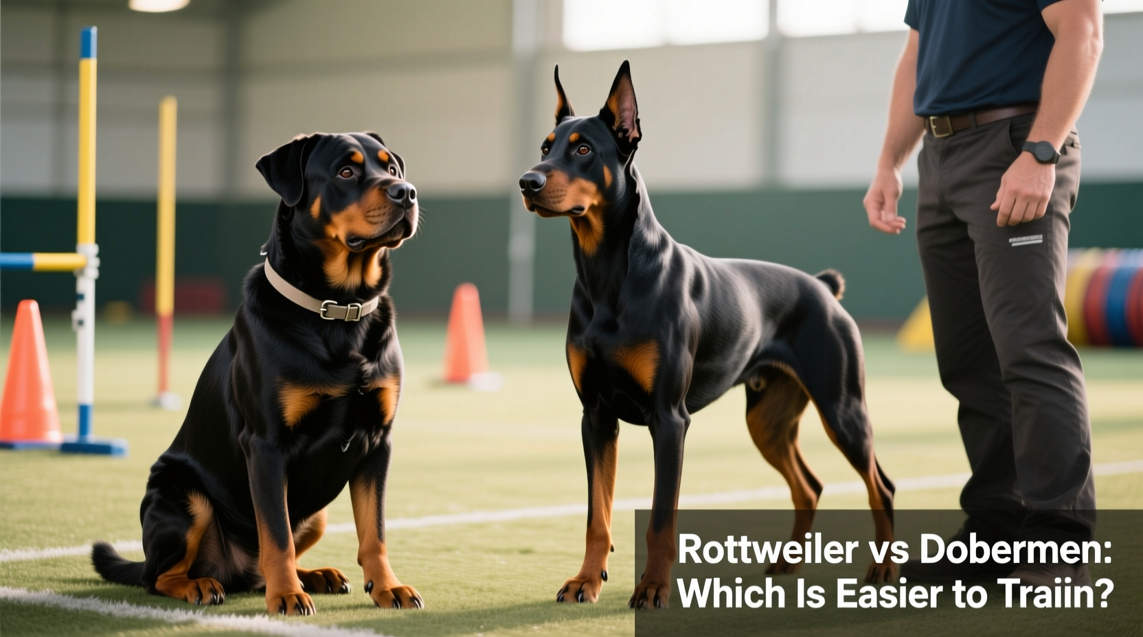 rottweiler vs doberman which one is actually easier to train
