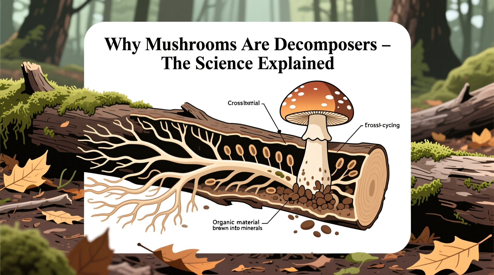 why are mushrooms decomposers the science explained