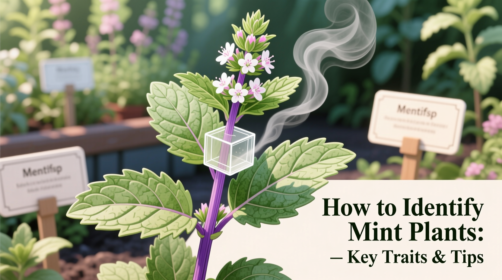 how to identify mint plants