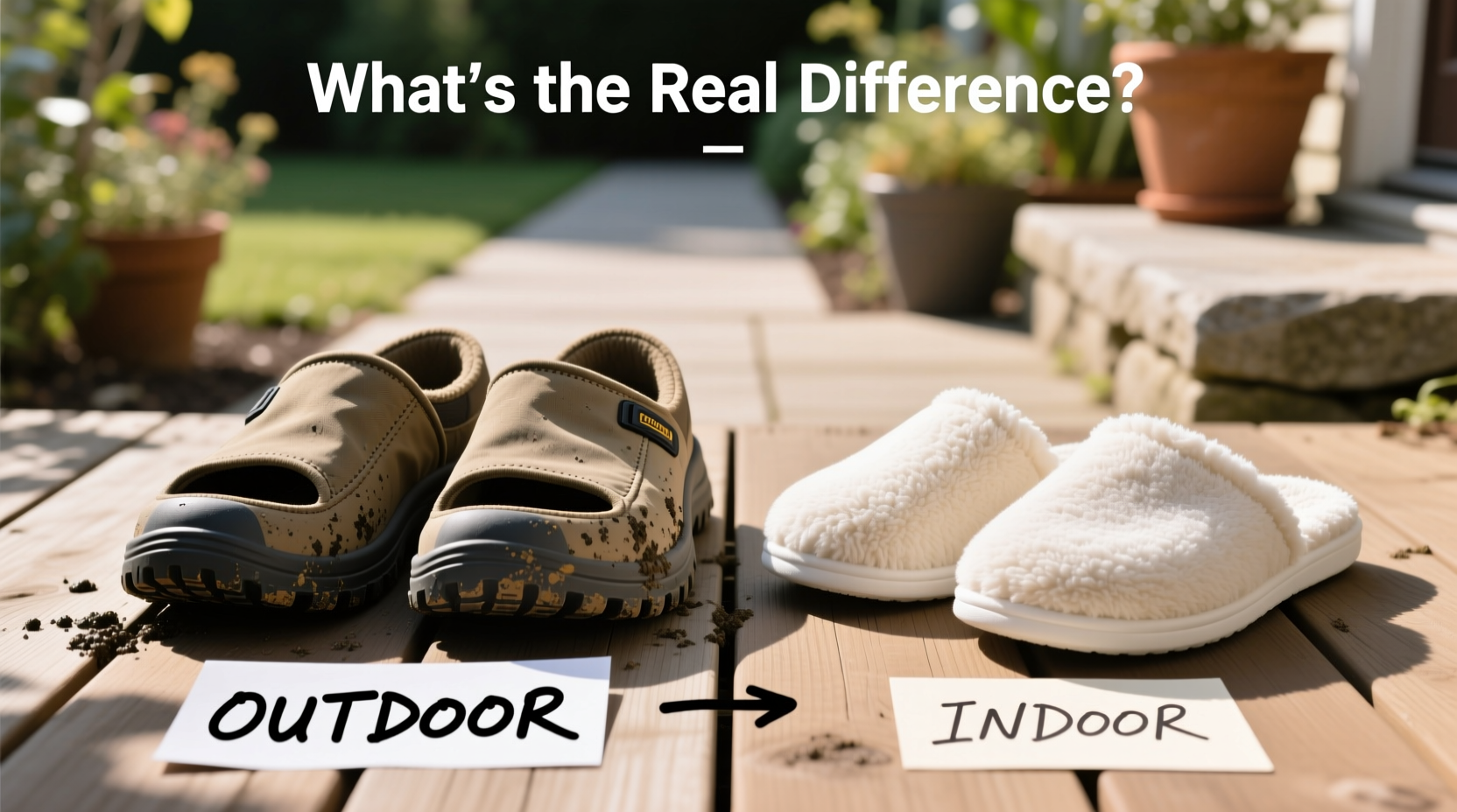 Outdoor Slippers Vs Indoor Slippers Whats The Real 