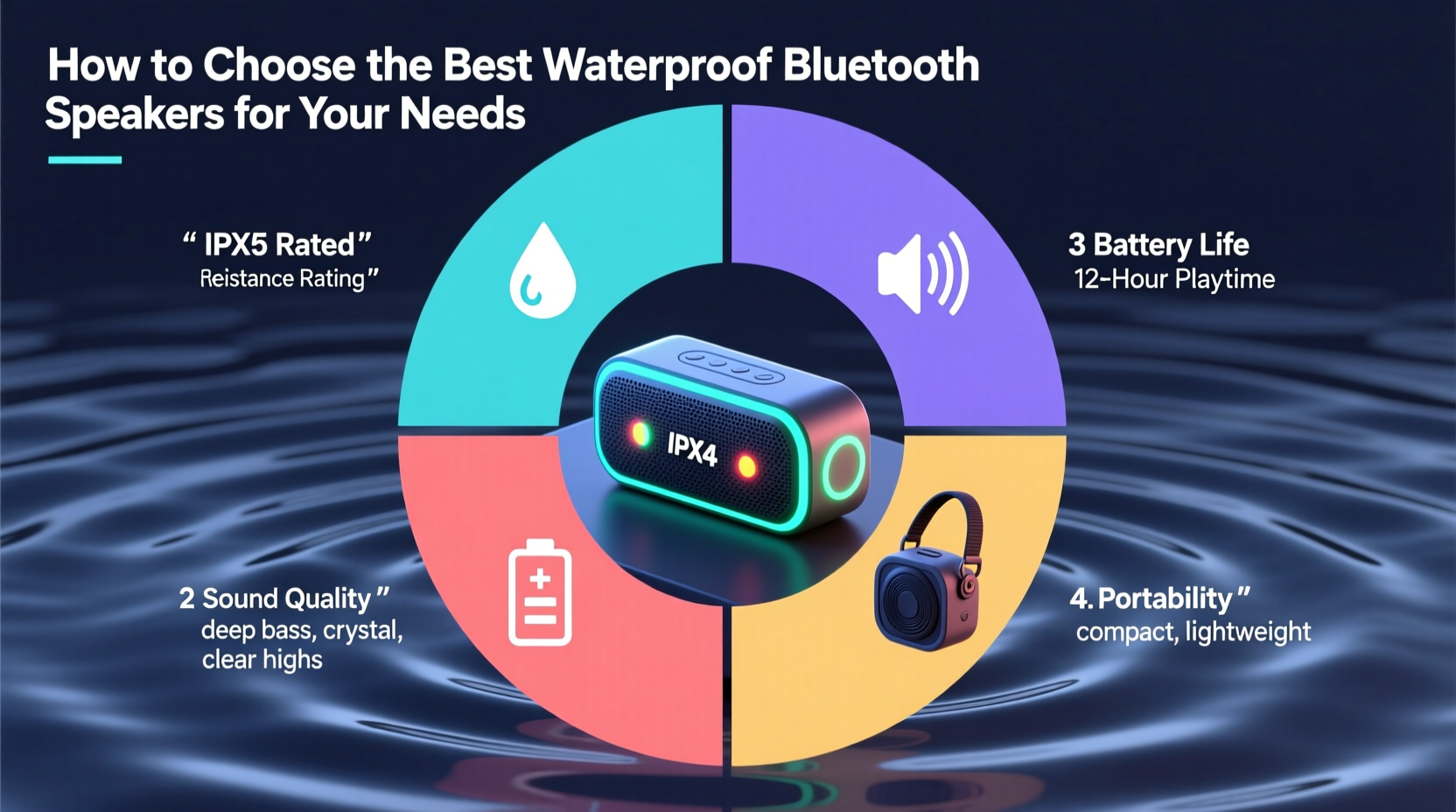 speakers bluetooth water