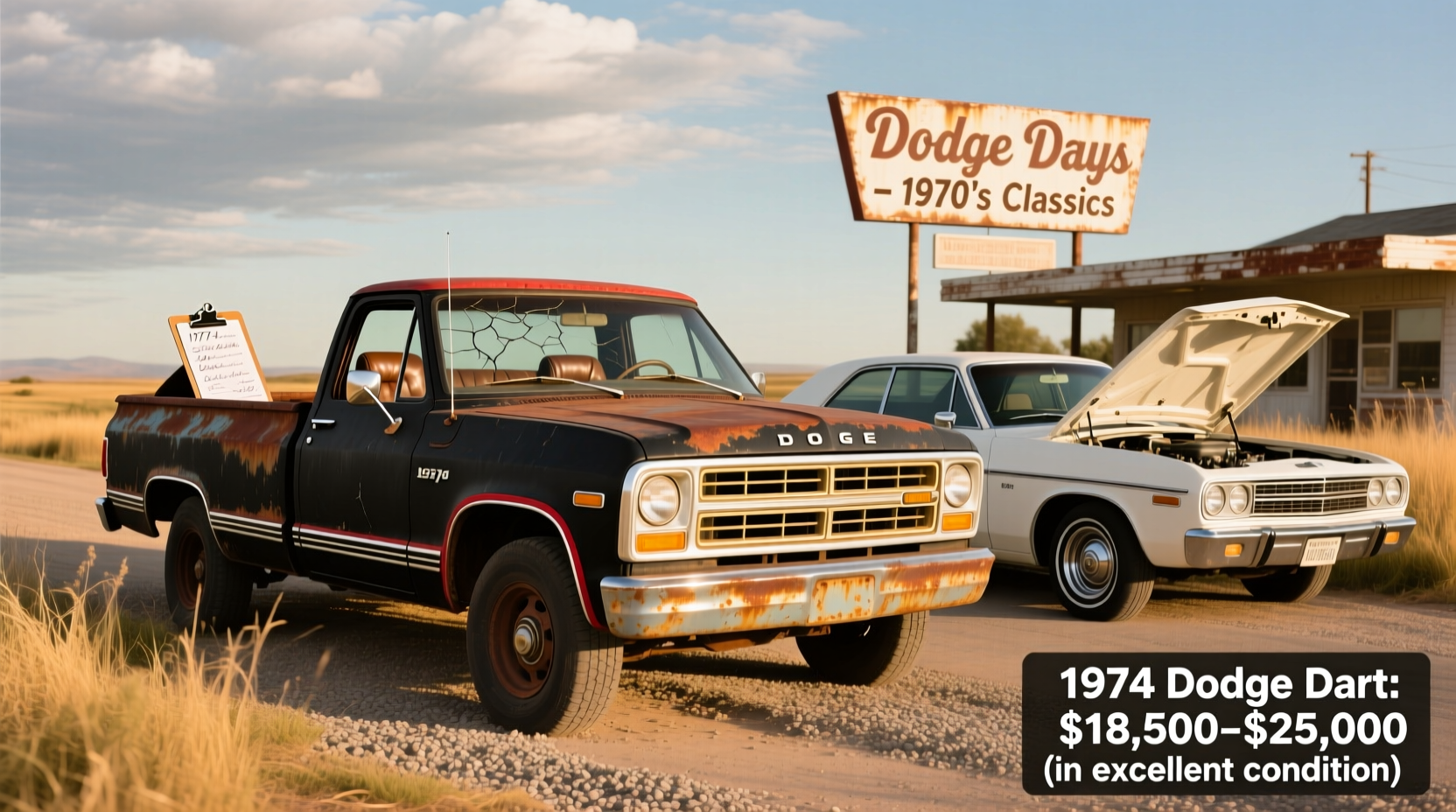1974 dodge dart value pickup guide